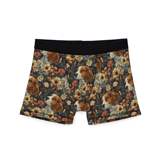 Beagle Blossoms Men's Boxers