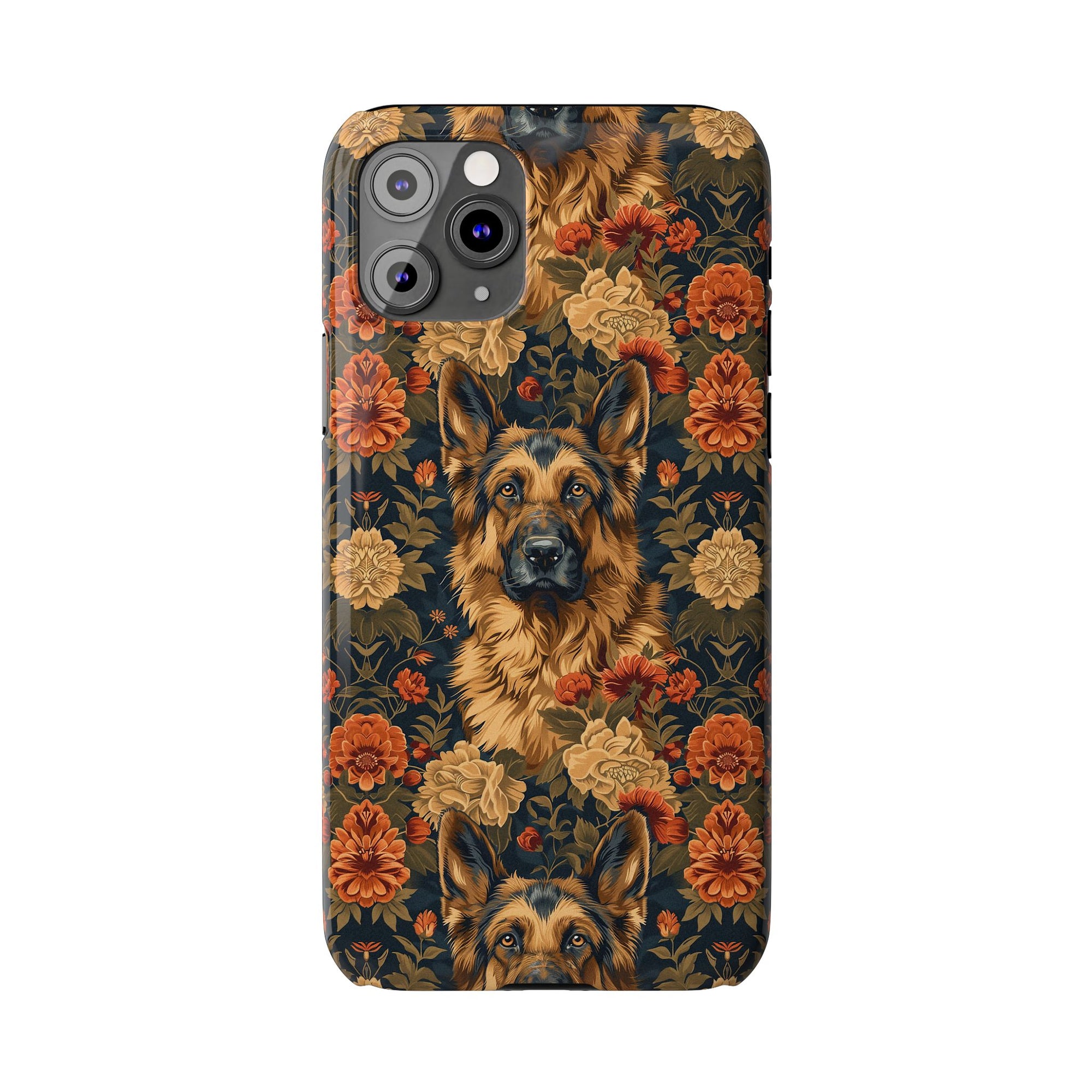 WhimsiWooly Shepherd Spritz Slim Phone Cases