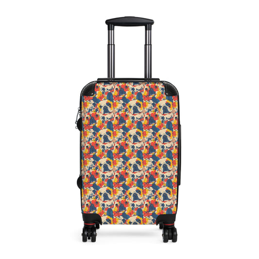 Bloom Pup Frenchietastic Splatter Suitcase