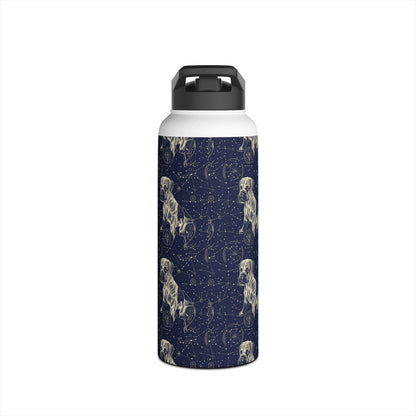 Celestial Boxer Bliss Stainless Steel Water Bottle