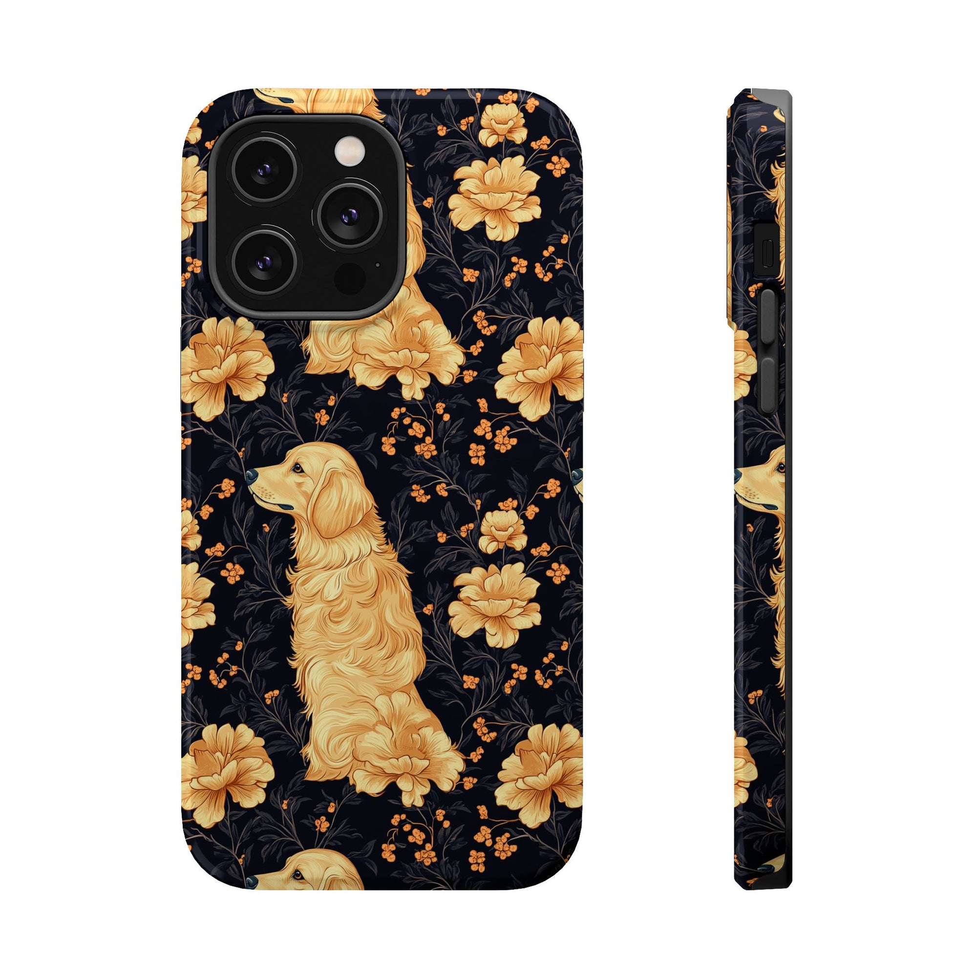 Golden Paws Floral Frenchie Magnetic Tough Cases