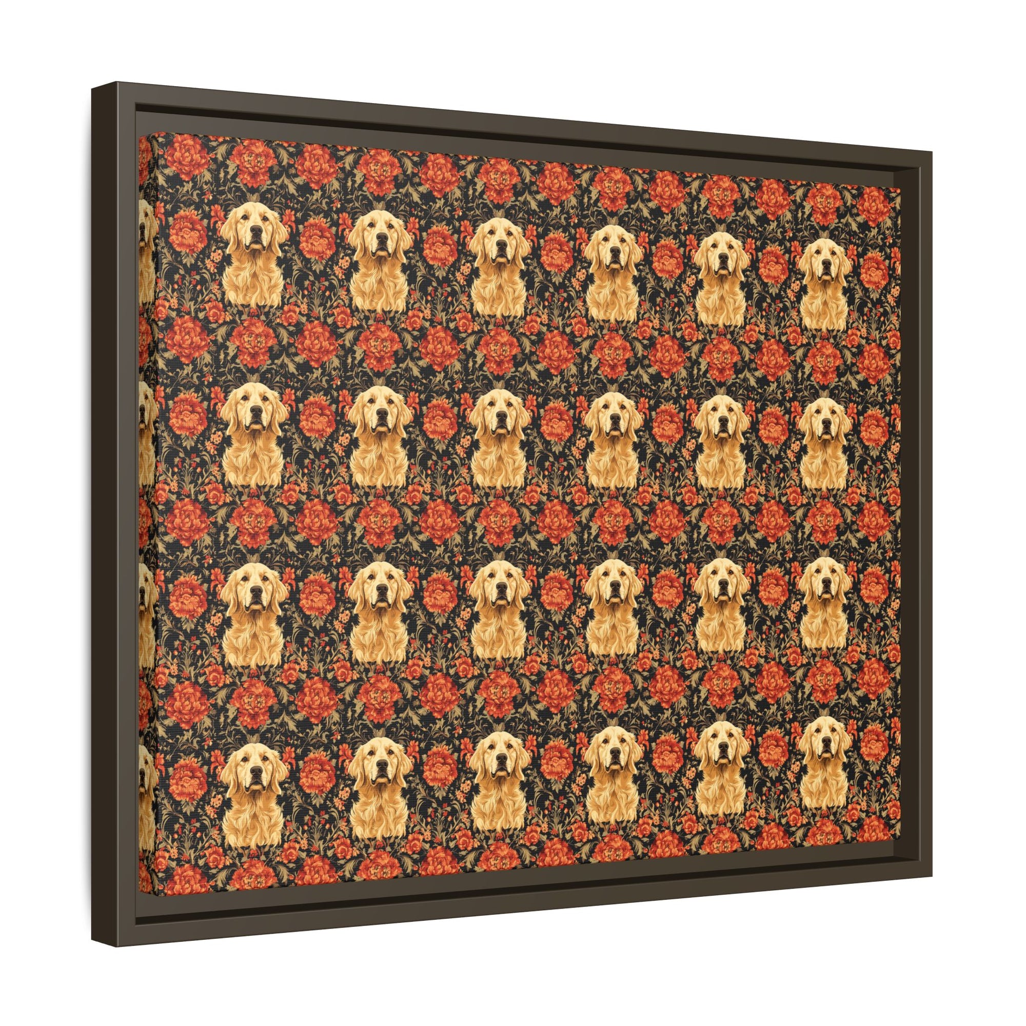 Golden Pawsatronic Tapestry Matte Canvas, Framed