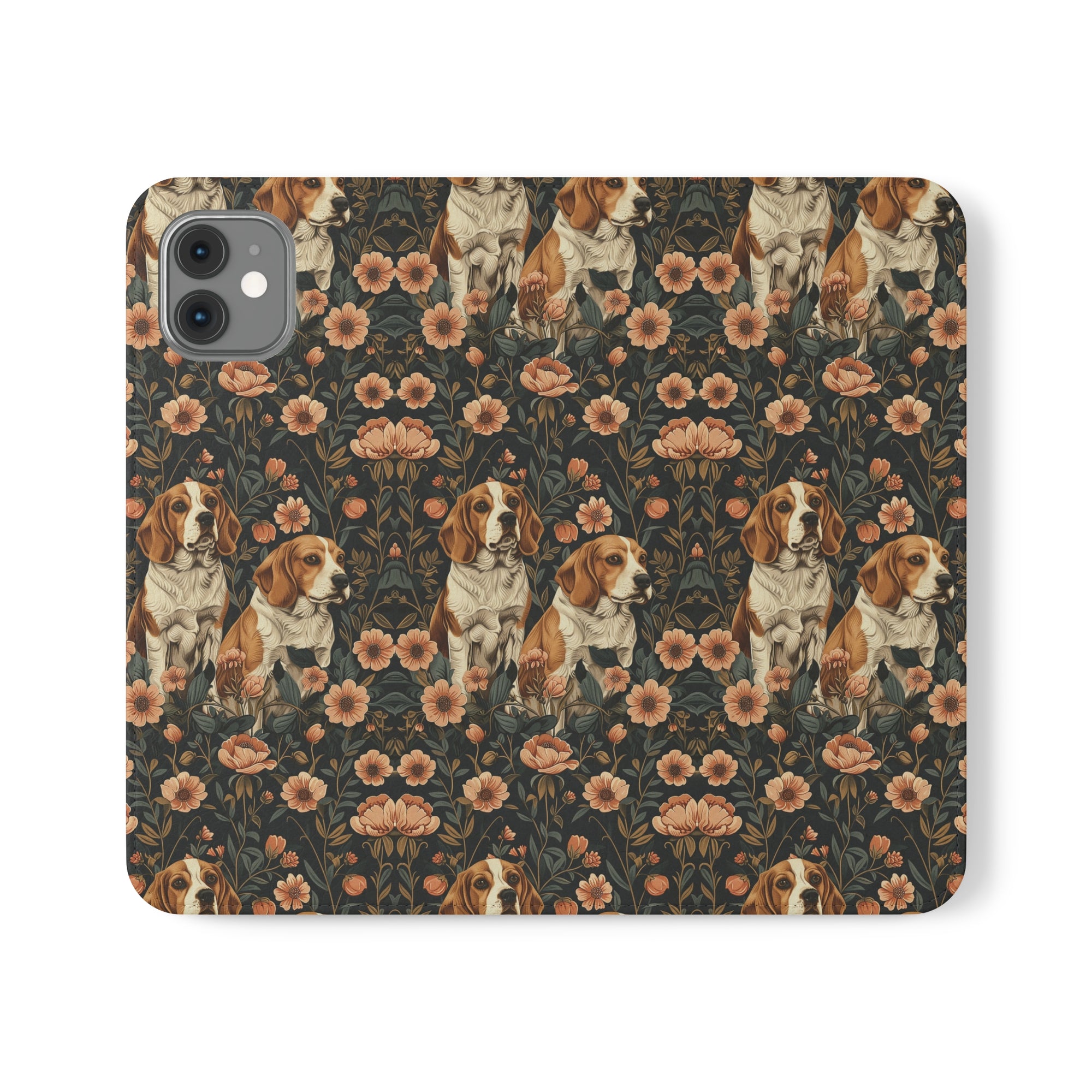 Beagle Blossom Bonanza Flip Cases