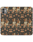 Beagle Blossom Bonanza Flip Cases