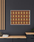 Golden Pawsatronic Tapestry Matte Canvas, Framed