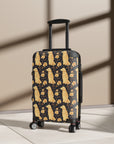 Golden Paws Floral Frenchie Suitcase