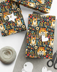 Corgi Rainbow Vine Dream Gift Wrap Papers