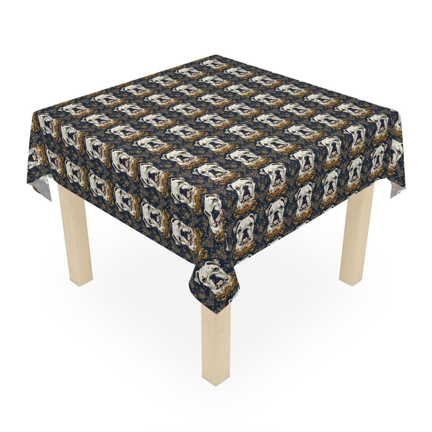 Wildwood Wanderlust Bulldog Tablecloth