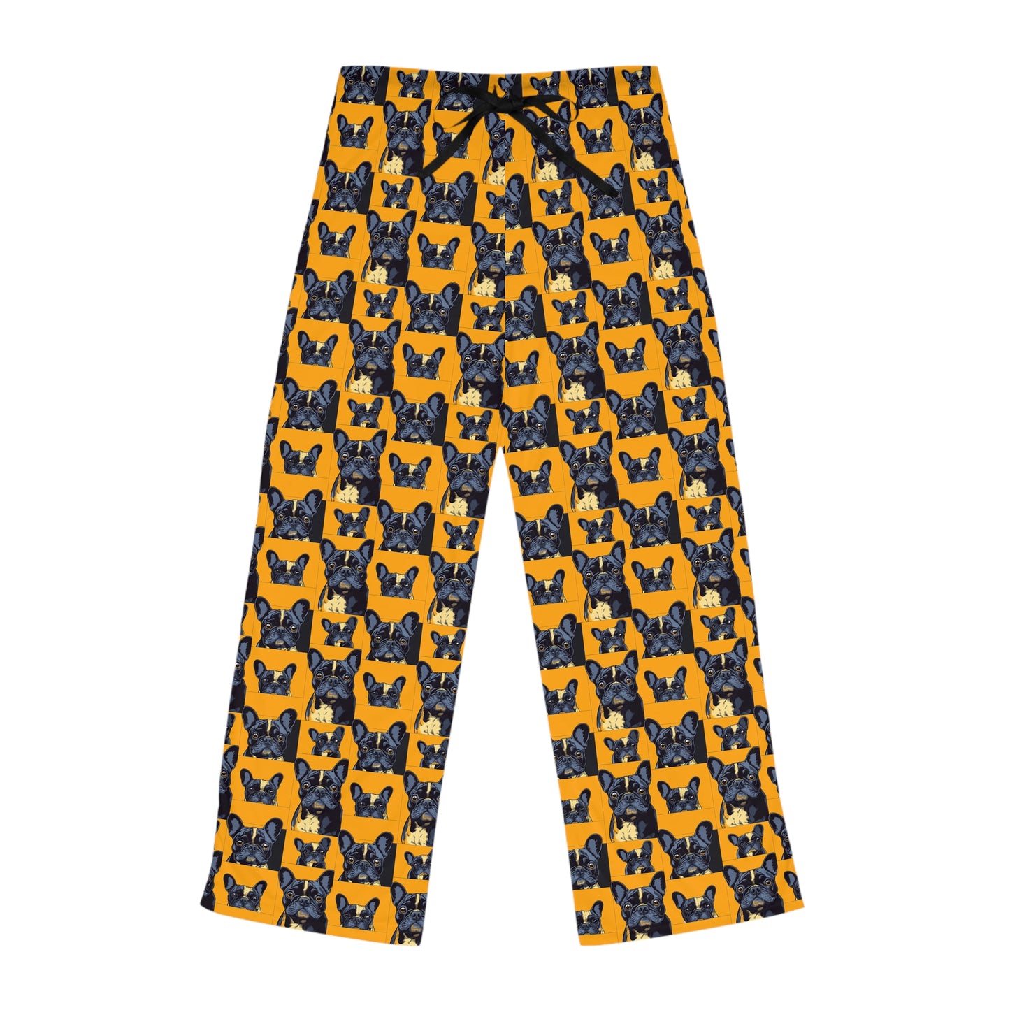 Frenchie Pawsitively Pawsome Peek-a-Boo Perfection Women's Pajama Pants