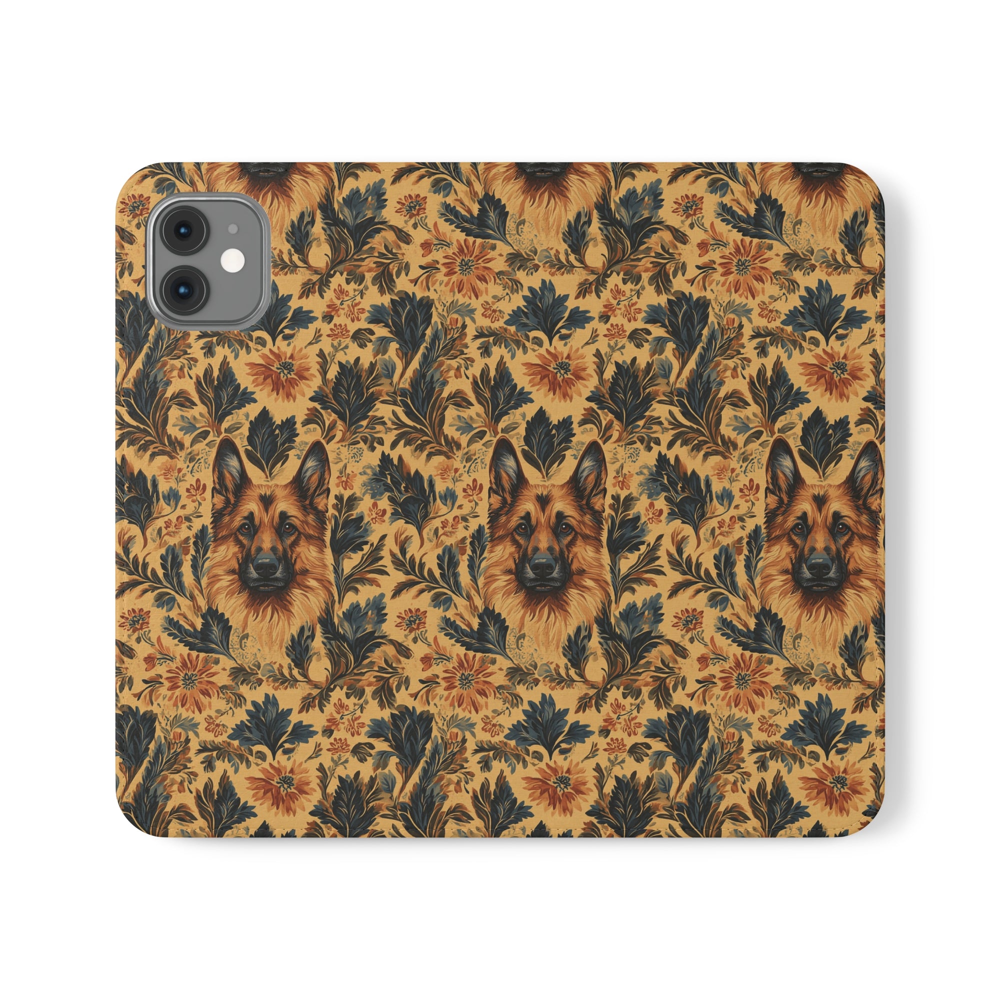 Autumnal German Shepherd Glamour Flip Cases