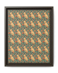 Blooming Goldie Glam Matte Canvas, Framed