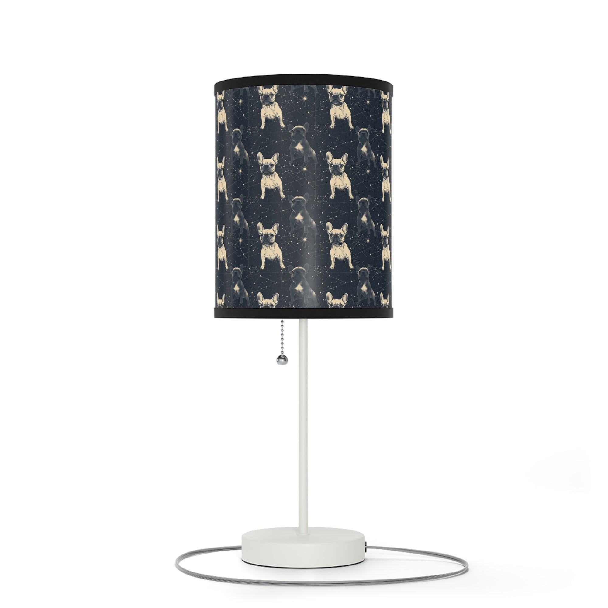 Frenchie Celestial Soar Lamp on a Stand