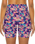 Dazzling Bulldog Chic High Waisted Yoga Shorts