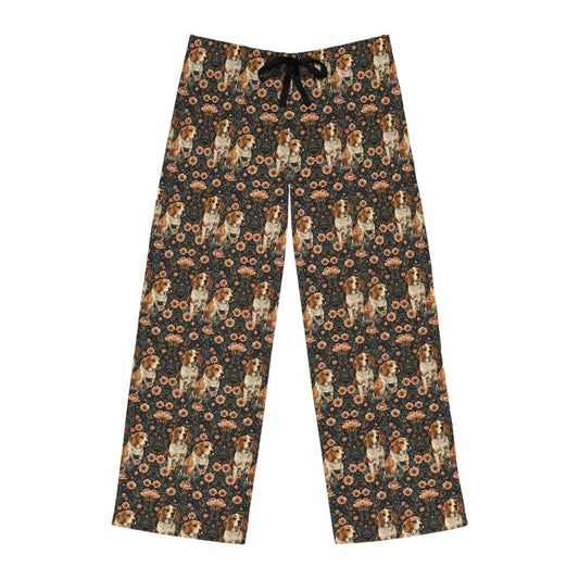 Beagle Blossom Bonanza Men's Pajama Pants