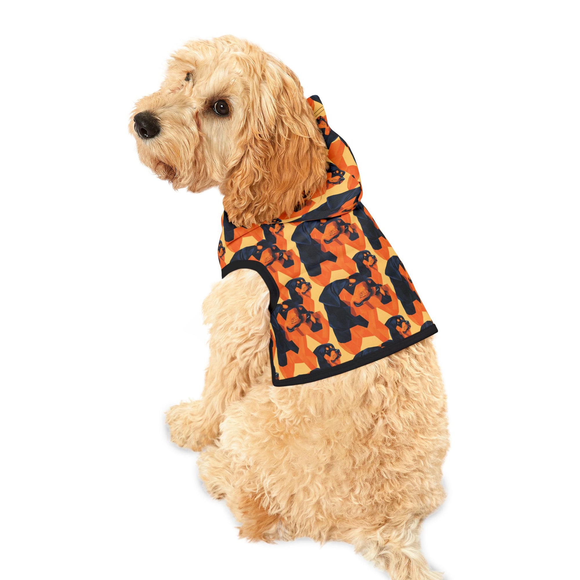 Rottweiler Chic Pawsitivity Pet Hoodie