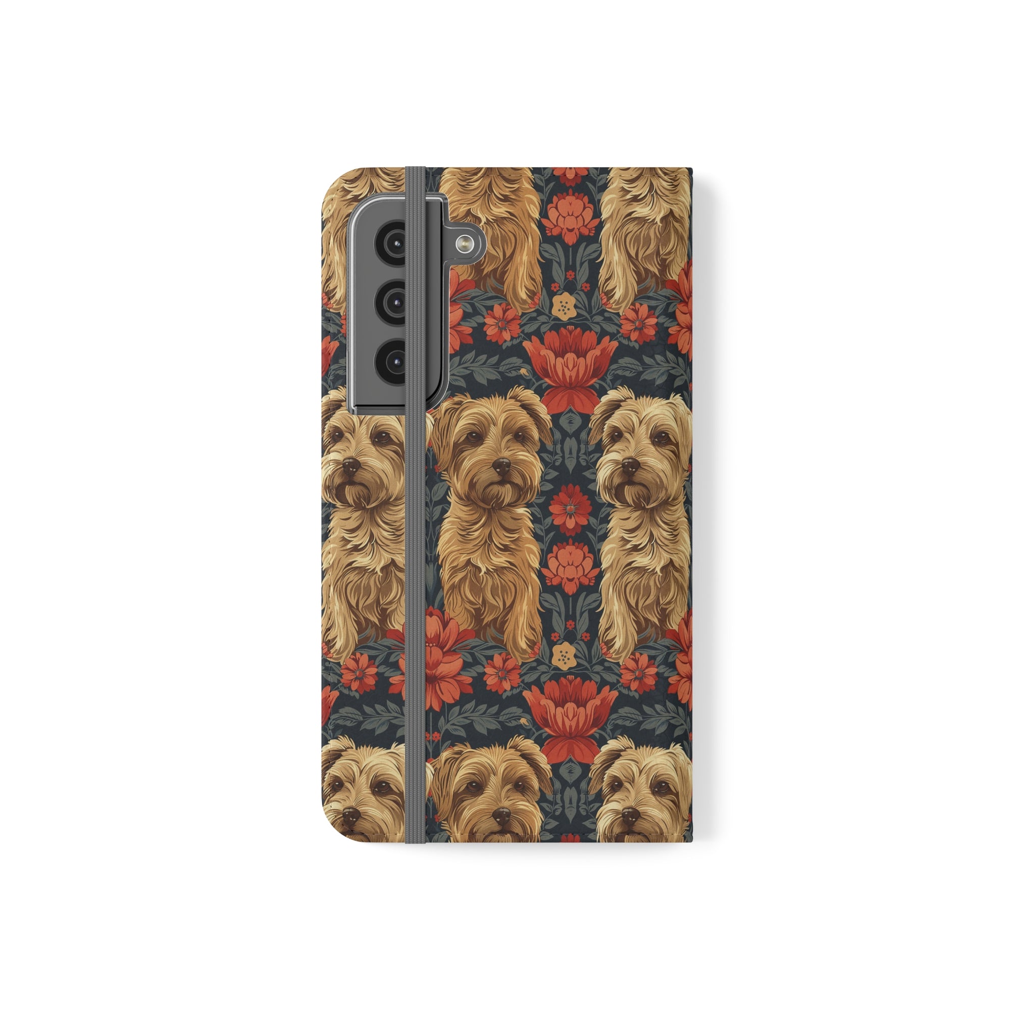 Yorkie Charm Twins Flip Cases