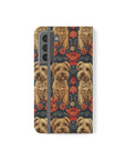 Yorkie Charm Twins Flip Cases