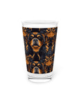 Modern Rottweiler Royalty Pint Glass