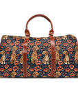 Floral Pawsome Dachsund Delight Waterproof Travel Bag