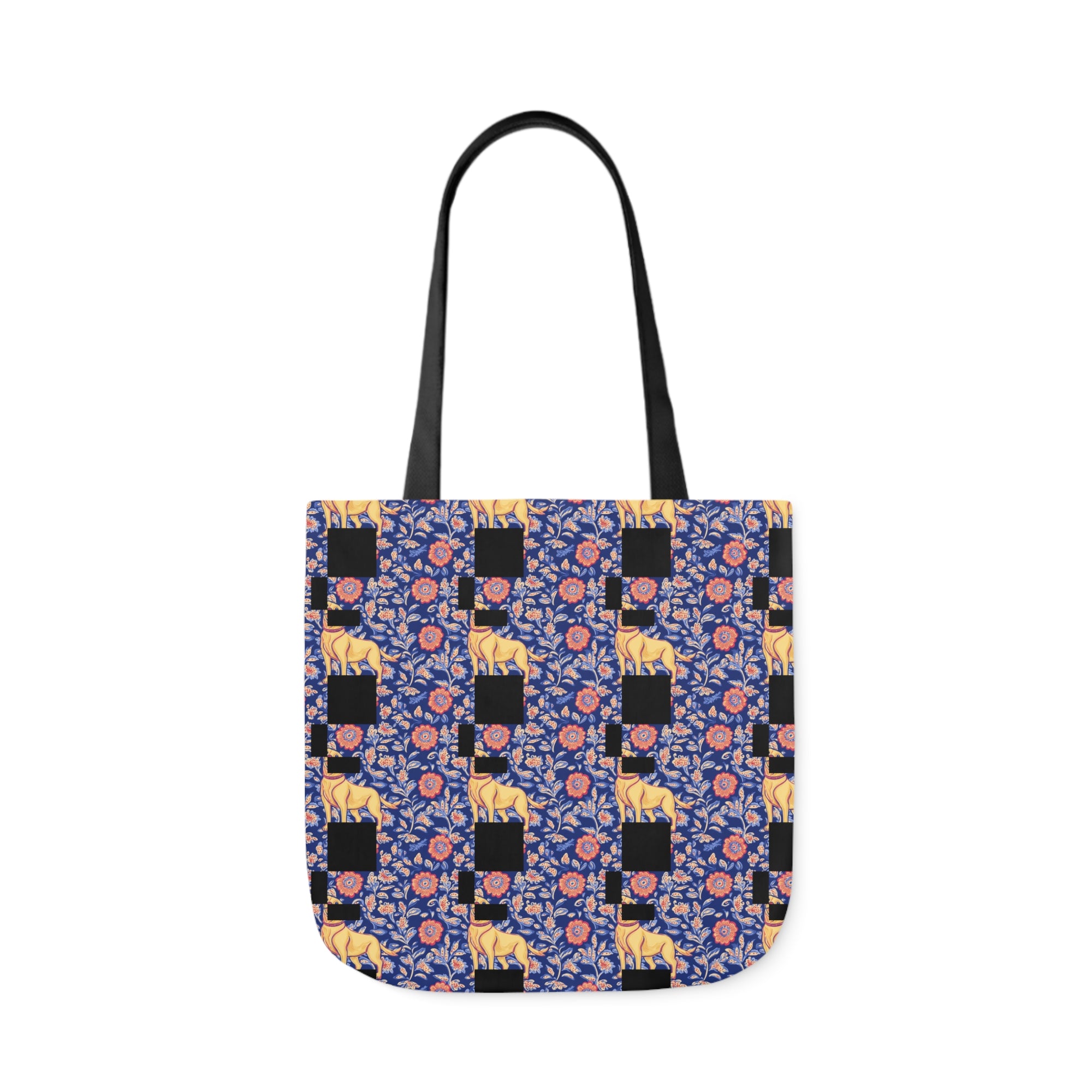 Bloomtastic Lab Petal Parade Canvas Tote Bag