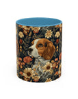 Beagle Blossoms Accent Coffee Mug