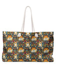 Corgi Rainbow Vine Dream Weekender Bag