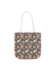 Blooming Bulldog Beauty Canvas Tote Bag