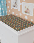 Corgi Carnival Couture Baby Changing Pad Cover