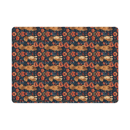 Floral Pawsome Dachsund Delight Postcards