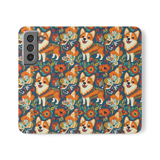 Corgi Carnival Couture Flip Cases