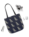 Celestial Boxer Bliss Canvas Tote Bag