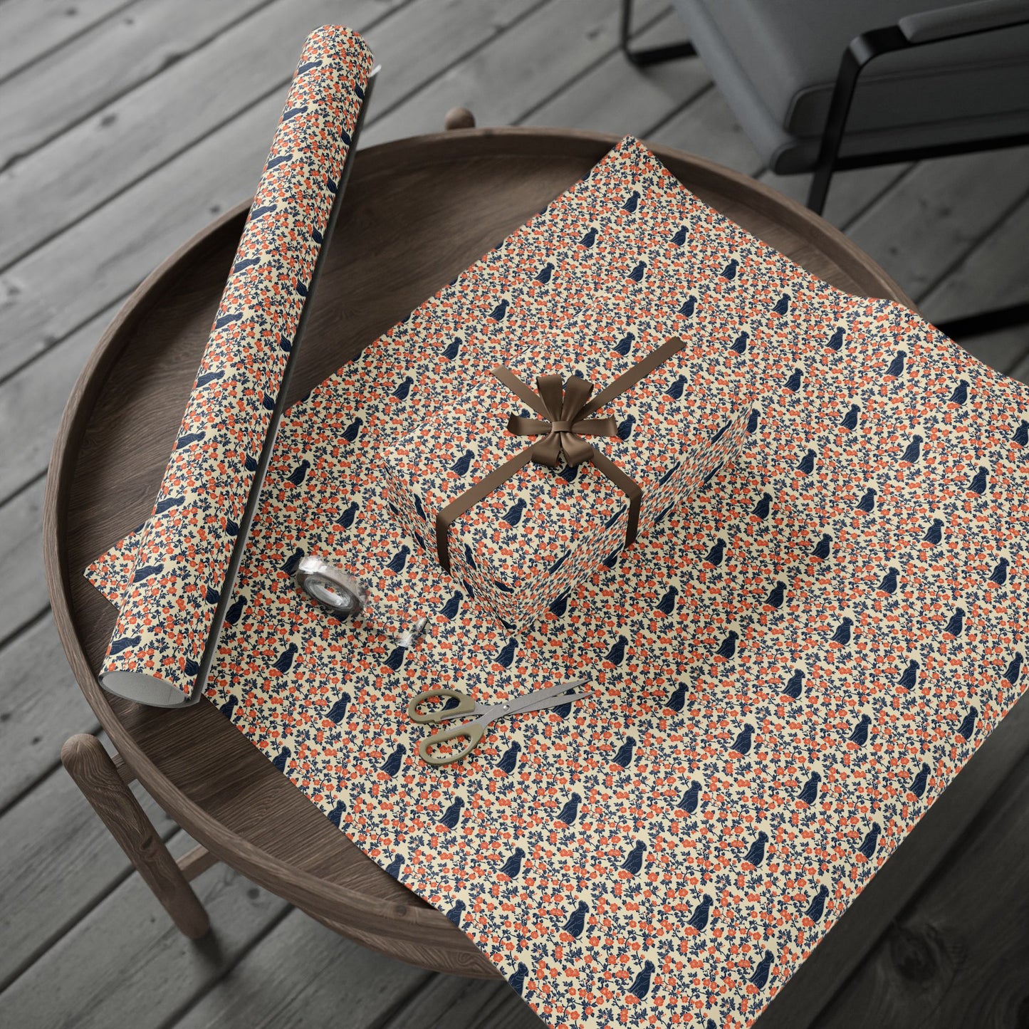 Bloomiful Lab Bouquet Wrapping Paper