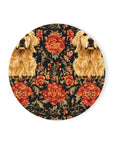 Golden Pawsatronic Tapestry Cork Back Coaster