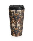 Beagle Buddies Meadow Magic Stainless Steel Travel Mug