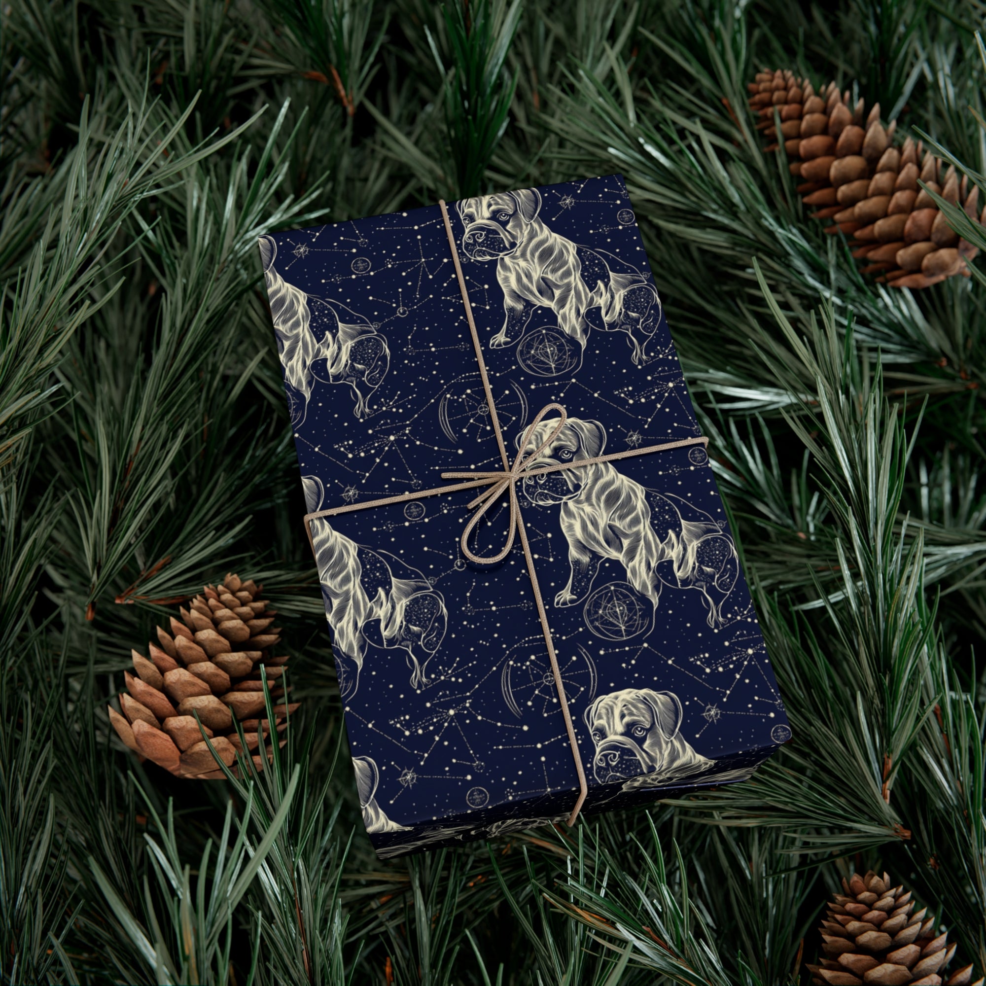 Celestial Boxer Bliss Gift Wrap Papers