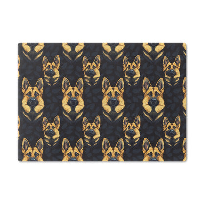 Majestic Hound Couture: German Shepherd LuxeBlend Cutting Board