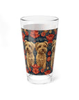 Yorkie Charm Twins Mixing Glass, 16oz