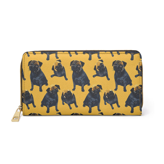 Puglet Posh Paradise Zipper Wallet