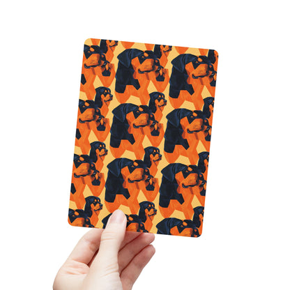 Rottweiler Chic Pawsitivity Postcards