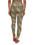 Blooming Goldie Glam High Waisted Yoga Leggings