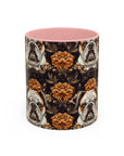 Bloomingly Bulldogistic Bouquet Accent Coffee Mug