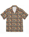 Corgi Carnival Couture Men's Hawaiian Camp Shirt