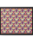 Glitchy Bulldog Blitz Matte Canvas, Framed