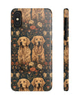 Fanciful Golden Paradise Blossom Slim Phone Cases