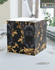 Regal Frenchie Noir Elegance Note Cube