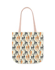 Dashing Dane Divinity Canvas Tote Bag