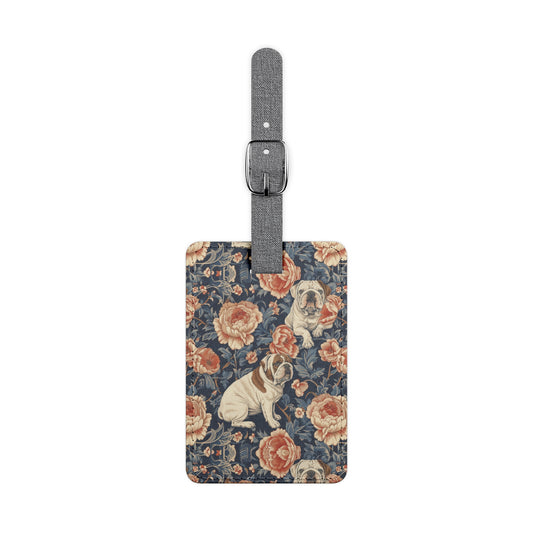 Blooming Bulldog Beauty Luggage Tag