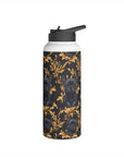 Regal Frenchie Noir Elegance Stainless Steel Water Bottle