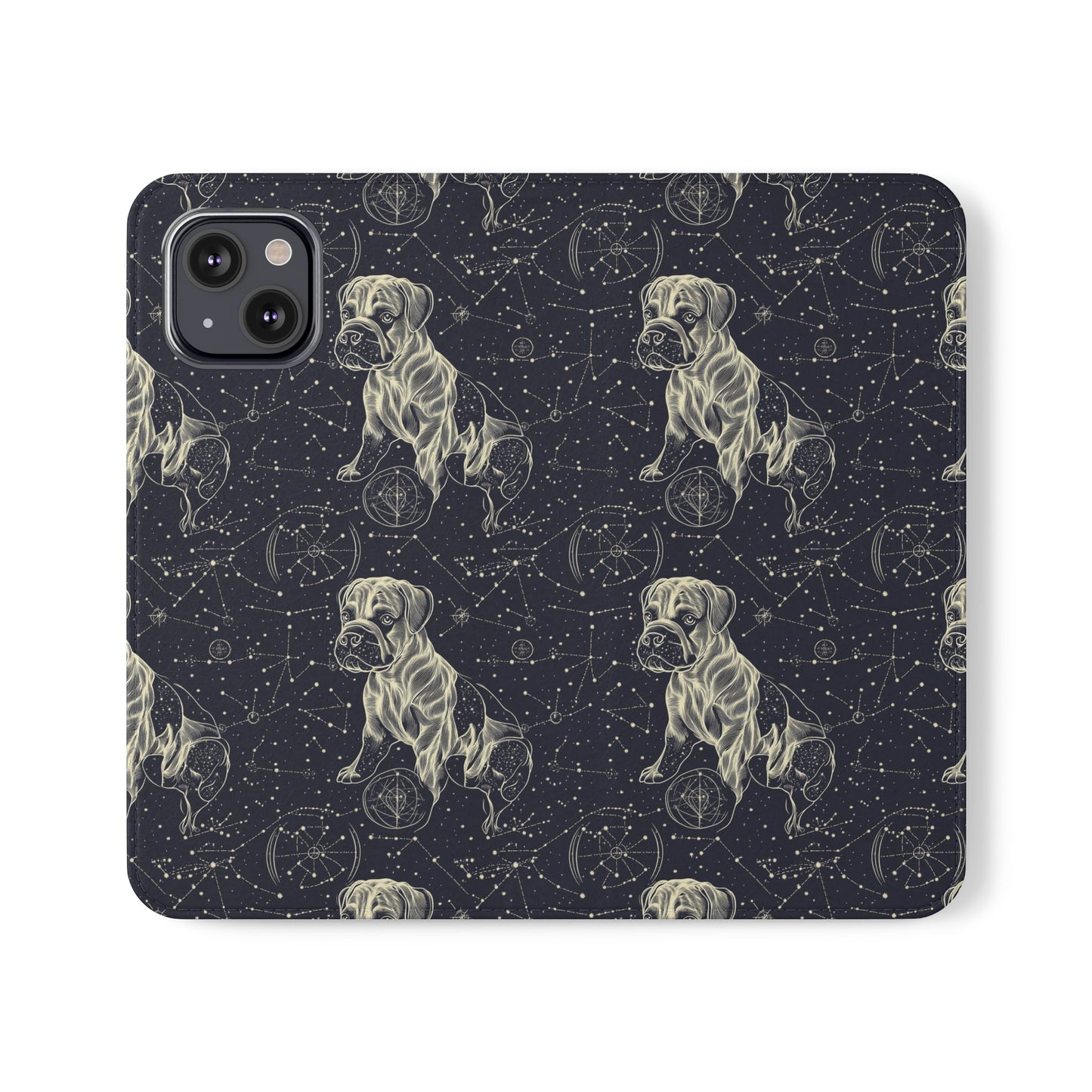 Celestial Boxer Bliss Flip Cases