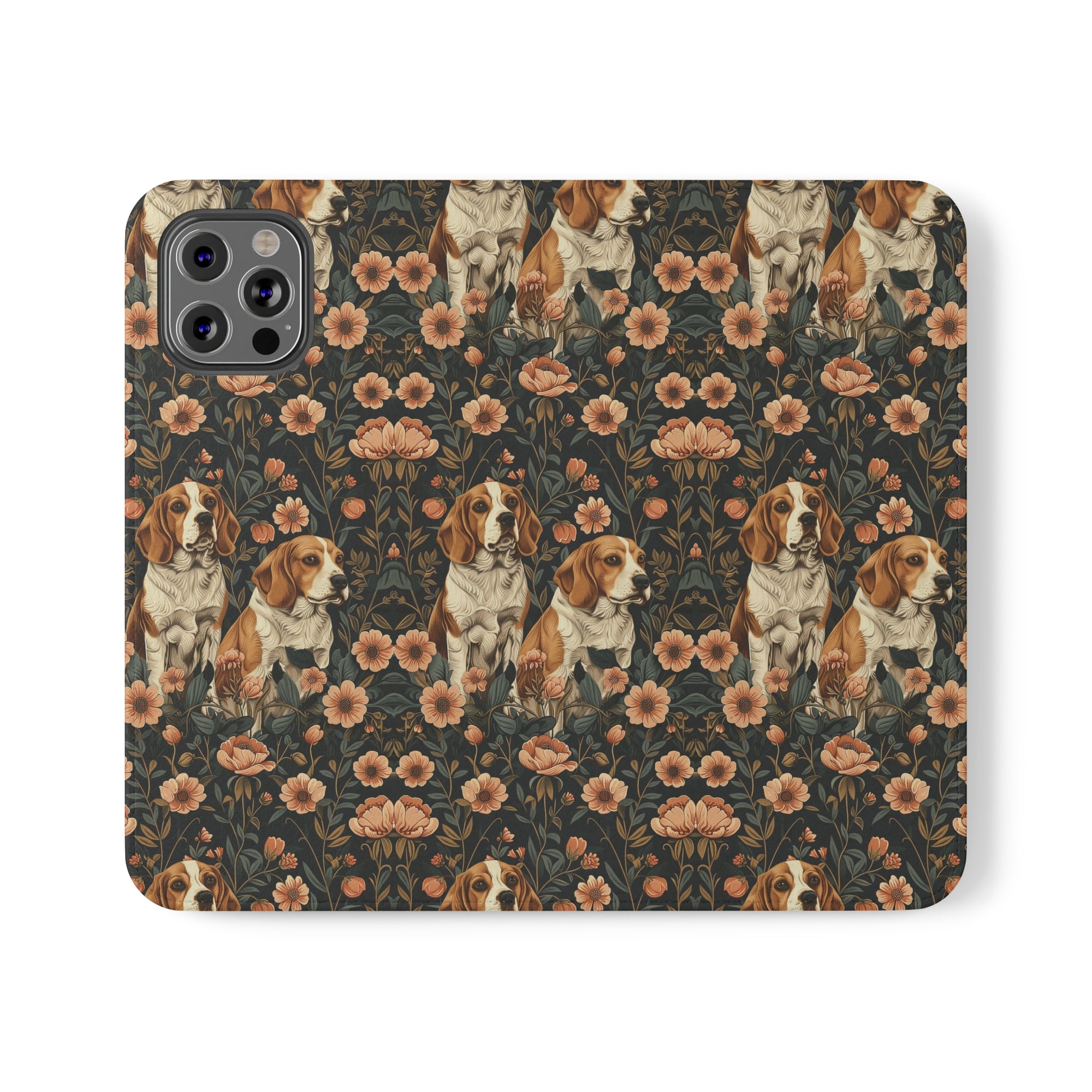 Beagle Blossom Bonanza Flip Cases